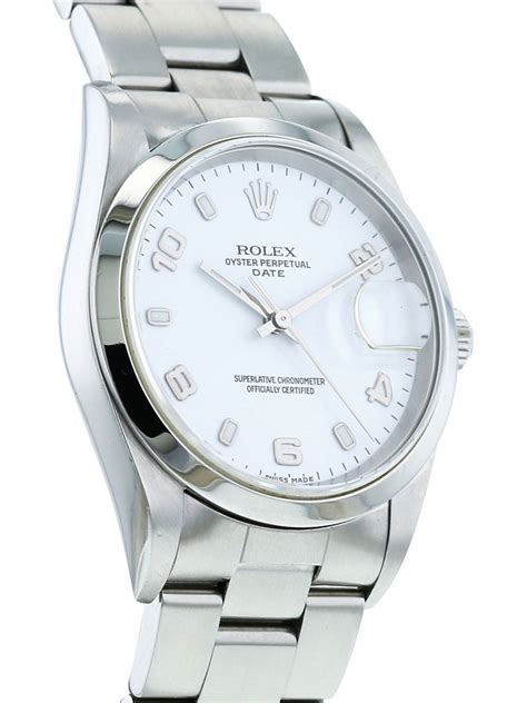 rolex oyster perpetual date pre owned